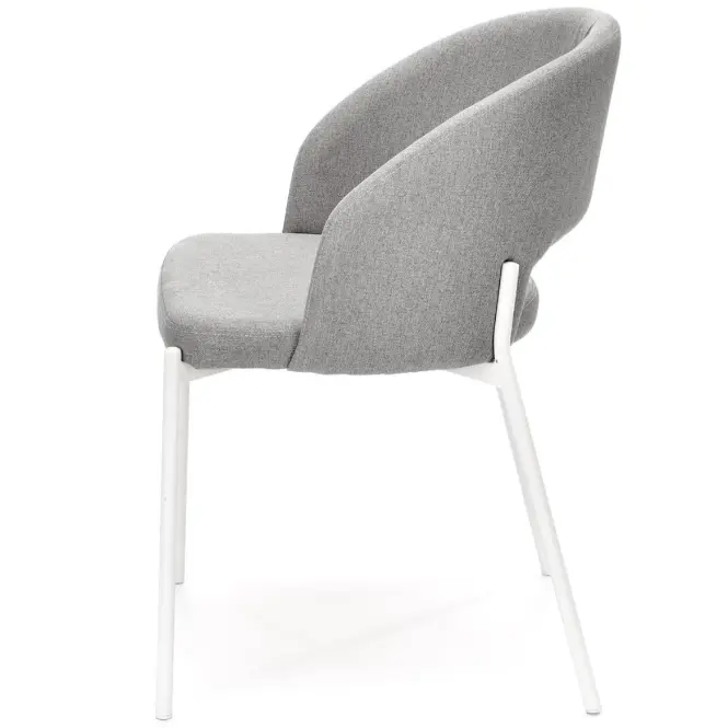 Szék K486 Szövet/Fém szürke,4