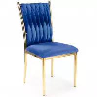Szék K436 Velvet/Króm Gránát/Aranysárga