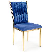 Szék K436 Velvet/Króm Gránát/Aranysárga