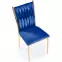 Szék K436 Velvet/Króm Gránát/Aranysárga,4