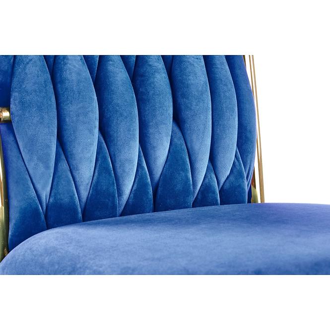 Szék K436 Velvet/Króm Gránát/Aranysárga