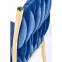 Szék K436 Velvet/Króm Gránát/Aranysárga,8