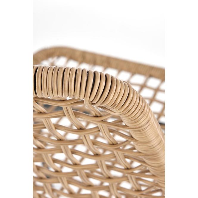 Szék K457 Rattan/Fém Natural/fekete