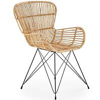 Szék K335 Rattan/Fém Natural