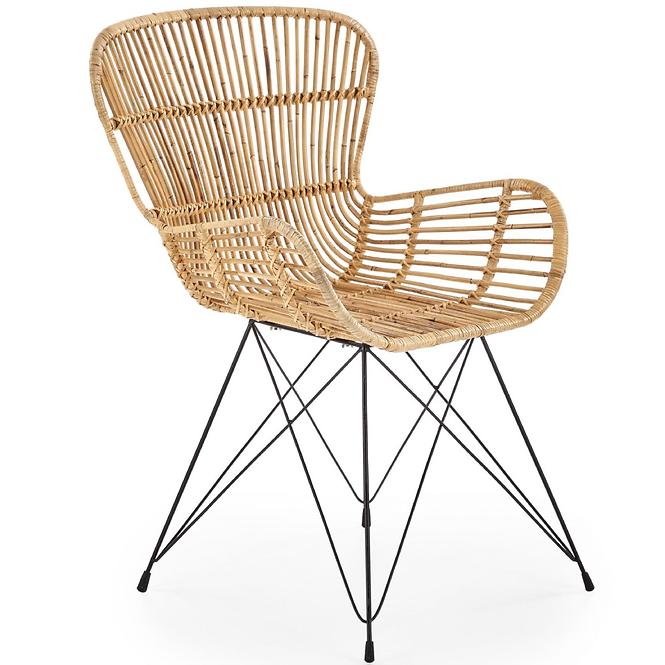 Szék K335 Rattan/Fém Natural