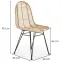 Szék K337 Rattan/Fém Natural,2