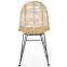 Szék K337 Rattan/Fém Natural,3