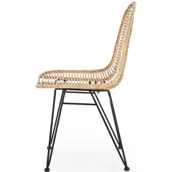 Szék K337 Rattan/Fém Natural,9