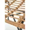 Szék K401 Rattan/Szövet/Fém Natural/fekete,8