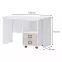 Íróasztal Kiki RS-BE/KI-01 white/sand,2