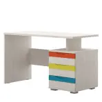 Íróasztal JOY-KS3 polar pine/mango/lime/torquise