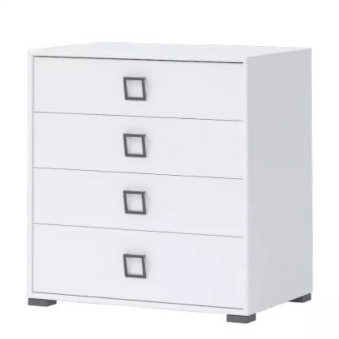 Komód Kiki F4-BE/KI-15 white/white