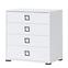 Komód Kiki F4-BE/KI-15 white/white