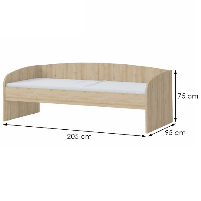 Ágy Kiki KRT90-BK/KI beech