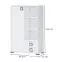 Könyvszekrény Kiki K12-BE/KI-15 white/white,2
