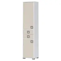 Könyvszekrény Kiki V22-BE/KI-01 white/sand