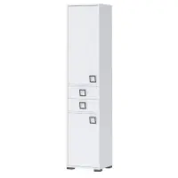 Könyvszekrény Kiki V22-BE/KI-15 white/white