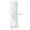 Könyvszekrény Kiki V22-BE/KI-15 white/white,2