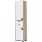 Könyvszekrény Kiki V22-BK/KI-15 beech/white