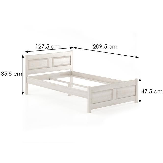 Ágy bükk LK109–120x200 fehérített