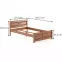 Ágy bükk LK109–120x200 cherry,3