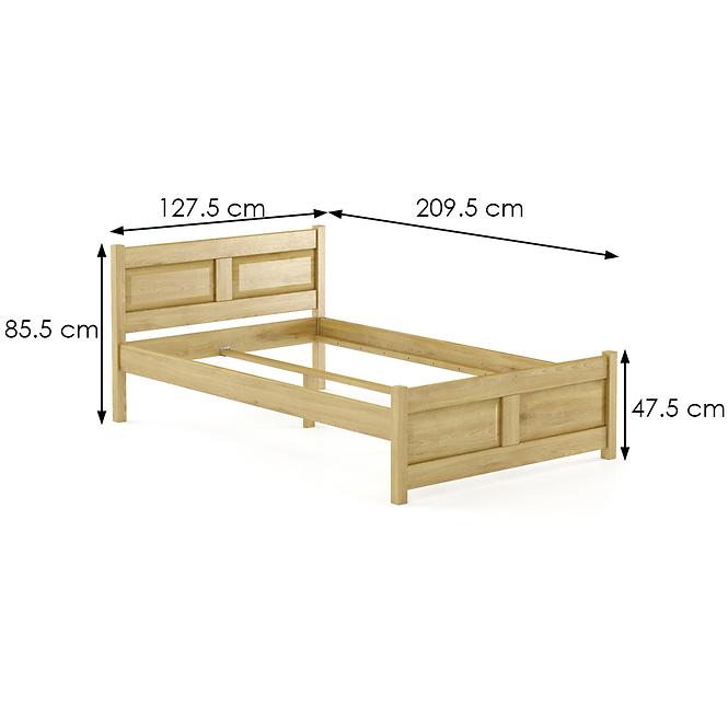 Ágy bükk LK109–120x200 rustikal