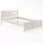 Ágy bükk LK109–140x200 fehérített,2
