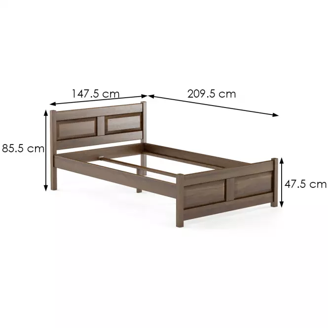 Ágy bükk LK109–140x200 lausane,3