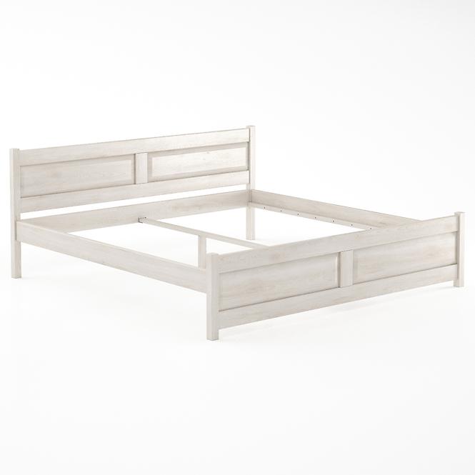 Ágy bükk LK109–200x200 fehérített,2