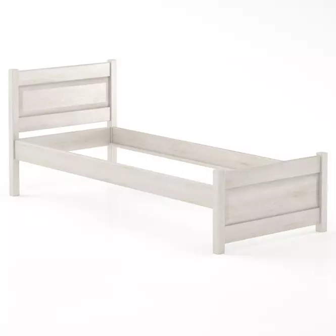 Ágy bükk LK120–80x200 fehérített,2