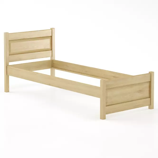 Ágy bükk LK120–90x200 természetes,2