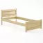 Ágy bükk LK120–100x200 természetes,2