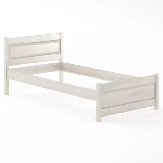 Ágy bükk LK120–100x200 fehérített,2