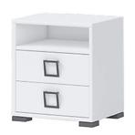 Éjjeliszekrény Kiki NS2-BE/KI-15 white/white