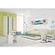 Sarokszekrény JOY-G32 polar pine/mango/lime/torquise,5