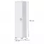 Sarokszekrény 1D Kiki G1-BE/KI-15 white/white,2
