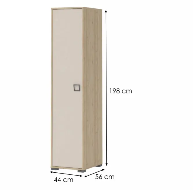 Sarokszekrény 1D Kiki G1-BK/KI-01 beech/sand,2