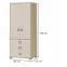 Sarokszekrény 2D3S Kiki G23-BK/KI-01 beech/sand,2