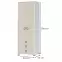Sarokszekrény 2D3S Kiki P23-BE/KI-01 white/sand,2