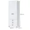Sarokszekrény 2D3S Kiki P23-BE/KI-15 white/white,2