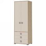 Sarokszekrény 2D3S Kiki P23-BK/KI-01 beech/sand