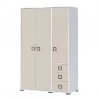 Sarokszekrény 3D3S Kiki G33-BE/KI-01 white/sand