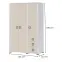 Sarokszekrény 3D3S Kiki G33-BE/KI-01 white/sand,2
