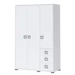 Sarokszekrény 3D3S Kiki G33-BE/KI-15 white/white