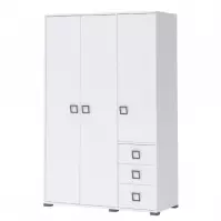 Sarokszekrény 3D3S Kiki G33-BE/KI-15 white/white