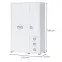 Sarokszekrény 3D3S Kiki G33-BE/KI-15 white/white,2