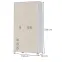 Sarokszekrény 3D3S Kiki P33-BE/KI-01 white/sand,2