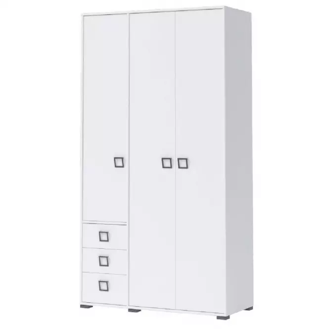 Sarokszekrény 3D3S Kiki P33-BE/KI-15 white/white