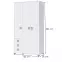 Sarokszekrény 3D3S Kiki P33-BE/KI-15 white/white,2