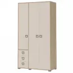 Sarokszekrény 3D3S Kiki P33-BK/KI-01 beech/sand